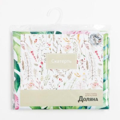 Скатерть Доляна Tropical garden 150*260 +/- 2 см, 100% п/э