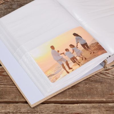 Фотоальбом на 200 фото 10х15 см "Лаконичность" в коробке МИКС 26,5х20,7х5,5 см