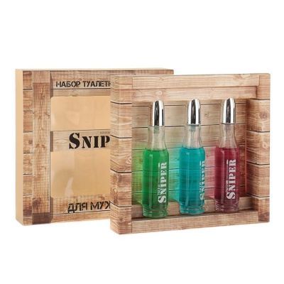 Подарочный набор для мужчин Sniper, 3 флакона по 20 мл