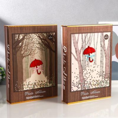 Фотоальбом на 300 фото 10х15 см "Непогода" в коробке МИКС 33,5х23,5х5,5 см