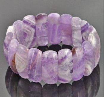 Браслет Аметист "Лилу" арт. бНАМ-3(25-10)-17-3
