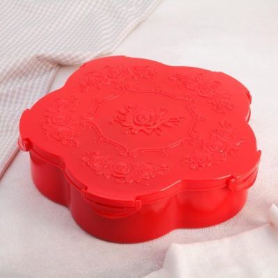 Менажница с крышкой «Барокко», 27×26,6 см, 5 съёмных ячеек, цвет МИКС