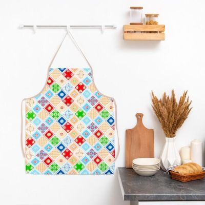 Фартук кухонный  Мари Санна Мозаика 7895-2, рогожка