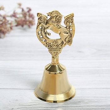 Колокольчик "Лошадь", 15 х 6,5 х 6,5 см