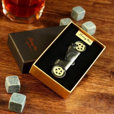 Зажигалка электронная, "Мотоцикл", USB, спираль, 1.5х2.5х8.5 см