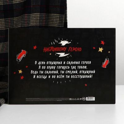 Набор "Этому миру нужны герои", теплый шарф и ежедневник