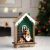 Светодиодная фигура «Зелёная хижина» 12 × 18 × 5.5 см, дерево, батарейки LR1130х3, свечение тёплое белое