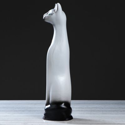 Копилка "Кот Энди", покрытие акрил, серая, 48 см, микс