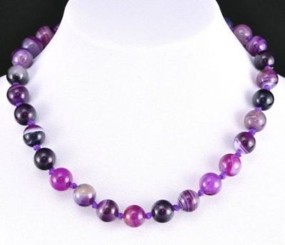 Бусы Агат "Классика №12" арт. НАГ-1(12)-46-11