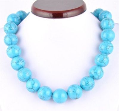 Бусы Бирюза "Классика №20" арт.ПБР-1(20)-48-1