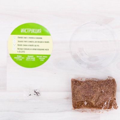 Растущая трава в тубусе «Ярких эмоций»