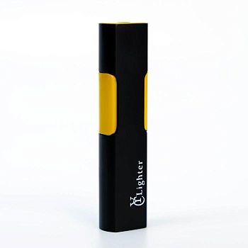 Зажигалка газовая, пьезо, с регулятором 9х2.2 см, жёлтая