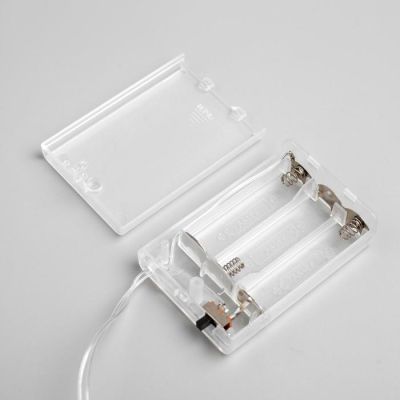 Гирлянда «Нить» 3 м с насадками «Сосульки 7.5 см», IP20, прозрачная нить, 20 LED, свечение мульти, AAх3