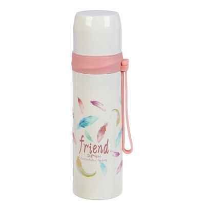 Термос "Фламинго", 500 мл, сохраняет тепло 12 ч, 6.5х24 см , микс