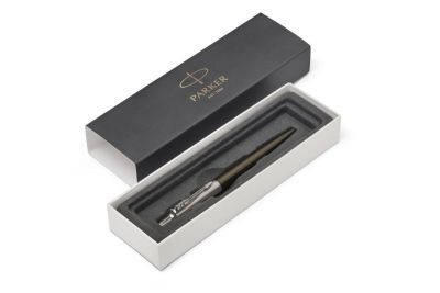 K 163 Шариковая ручка Parker 2016 Tower Grey Diagonal CT Jotter Premium M Blue (арт-1953194)