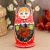 Матрёшка «Цветочная», красный платок, 5 кукольная, 17 см Матрёшка «Цветочная», красный платок, 5 кукольная, 17 см
