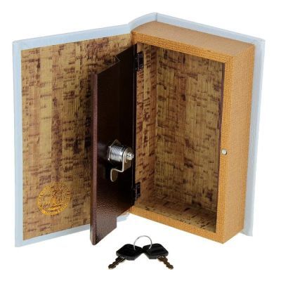 Сейф-книга "Сберегательная книжка" (21 x 14,5 x 5 см), дерево, кожзам