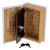Сейф-книга "Сберегательная книжка" (21 x 14,5 x 5 см), дерево, кожзам