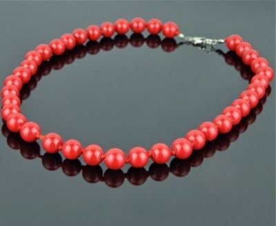 Бусы прес.Коралл "Классика №14" арт. ПКО-1(14)-45-6у