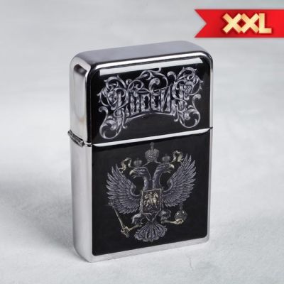 Зажигалка гигант «Россия», 2.5 × 7 × 11 см