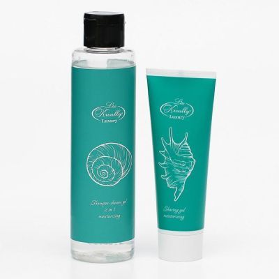 Подарочный набор Liss Kroully: гель для бритья и шампунь-гель для душа 2 в 1