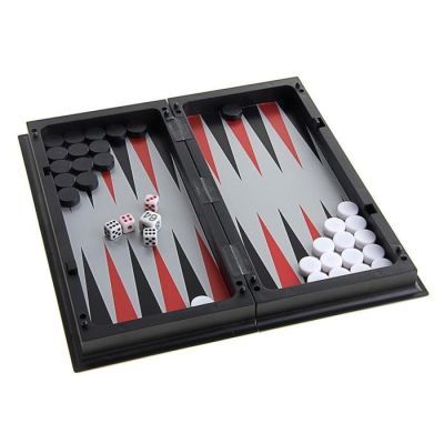 Игра настольная 3-в-1 магнитная (шашки, шахматы, нарды) 10х35х20 см