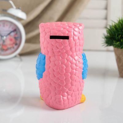 Копилка керамическая "Ничего не вижу, ничего не слышу, никому не скажу" 9X9X15см МИКС