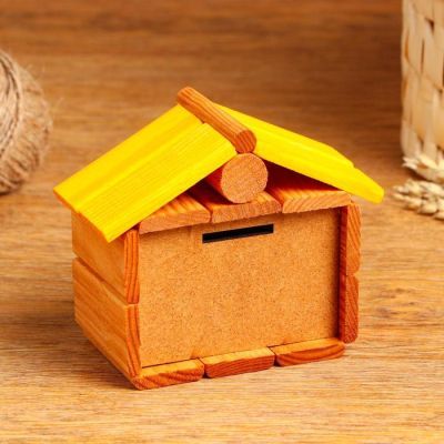 Копилка "Дом", 10 х 12 см, микс