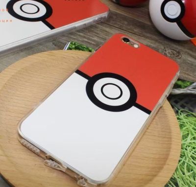 Чехол Покебол для iphone 5\6\6plus (красно-белый)