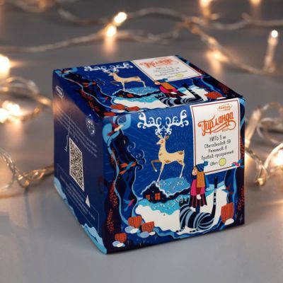 Гирлянда «Нить» 5 м, IP20, прозрачная нить, 50 LED, свечение тёплое белое, 8 режимов, 220 В