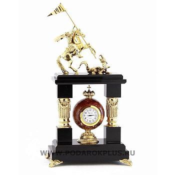 Каменные часы "Георгий Победоносец" №14 (креноид)