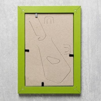 Фоторамка МДФ 10х15 см, №6, ширина 18 мм, толщина 12 мм, зелёный