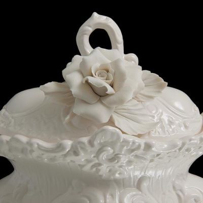 Шкатулка White Rose, белая, 16 × 16 × 10 см