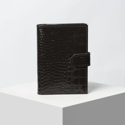 Обложка для автодокументов и паспорта, цвет коричневый