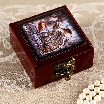 Шкатулка «Олененок», 8х8 см