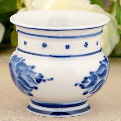 Чашка "Голубка", гжель, фарфор, 2с, МИКС