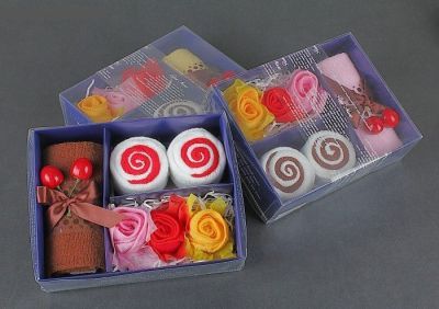 Набор полотенец "Пирожные"