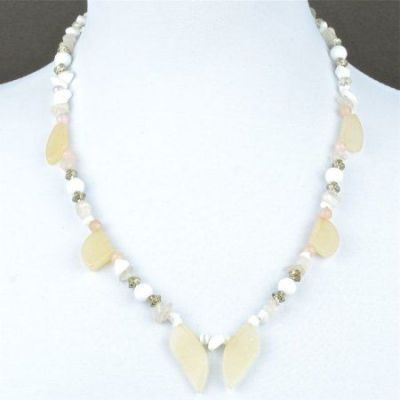 Бусы Розовый кварц, Агат, Хрусталь "Мандисса" арт. ГРУ-1557