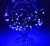 Гирлянда "Метраж" уличная, комнатная (Д: 20 м, нить тёмная, синий)