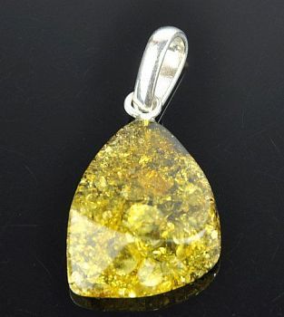 Кулон Янтарь "Золотой дождь" арт.ЯК-124