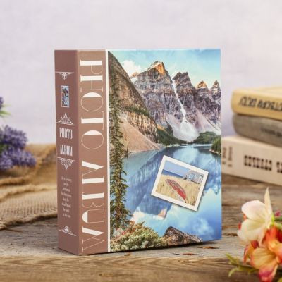 Фотоальбом на 40 фото 10х15 см "Горы/Лес" МИКС 17х14х4,5 см