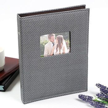 Фотоальбом на 160 фото 13х18 см "Диагональ" кожзам МИКС 30х22,5х3,5 см