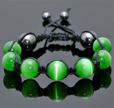 Браслет Кошачий глаз "Шамбала" арт. бП1623