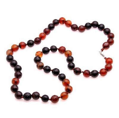 Бусы Сардоникс "Априори №10" арт.НСН-2.1(10)-63-1