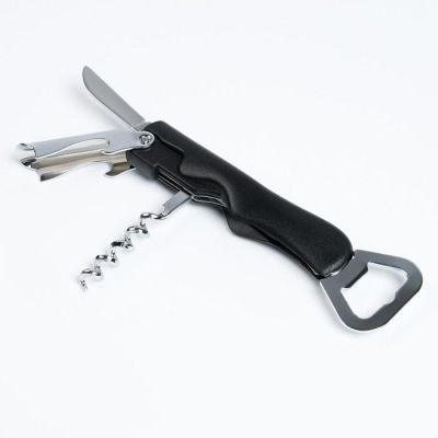 Подарочный набор "Полевой" 5в1: фляжка 270 мл, 2 рюмки,брелок, открывалка-штопор, 17х21.5 см