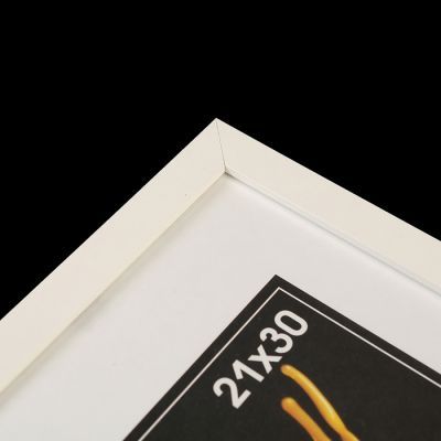 Фоторамка 21х30 см МДФ. №6 Белый, шир. 20 мм, толщ. 12 мм