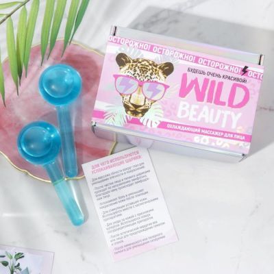 Массажёр для лица с охладительным эффектом Wils beauty, диам 5 см.