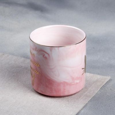 Набор «Мяу»: кружка 350 мл, тарелка Ø 19.5 см