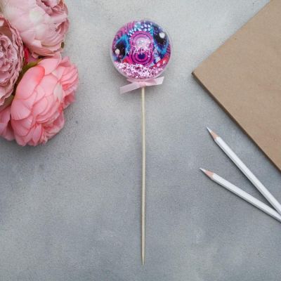 Украшение для букета «Перья», 7 х 25 см