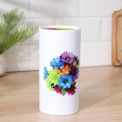 Подставка для ножей с наполнителем «Цветение», 11×11×22 см